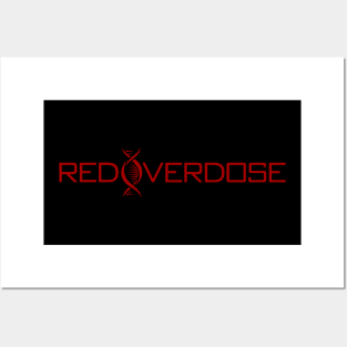 Red Overdose Simple Red Posters and Art